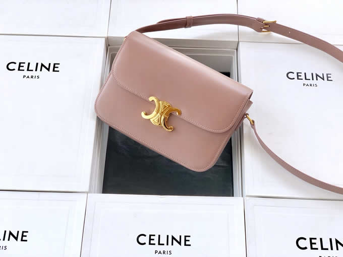 Fake Celine Pink Triomphe High Quality Discount Handbags Outlet